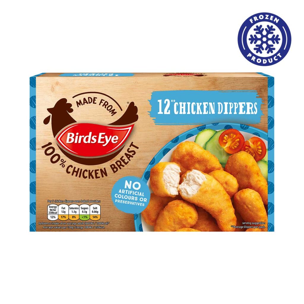 Birds Eye 12 Chicken Dippers 220g Heron Foods