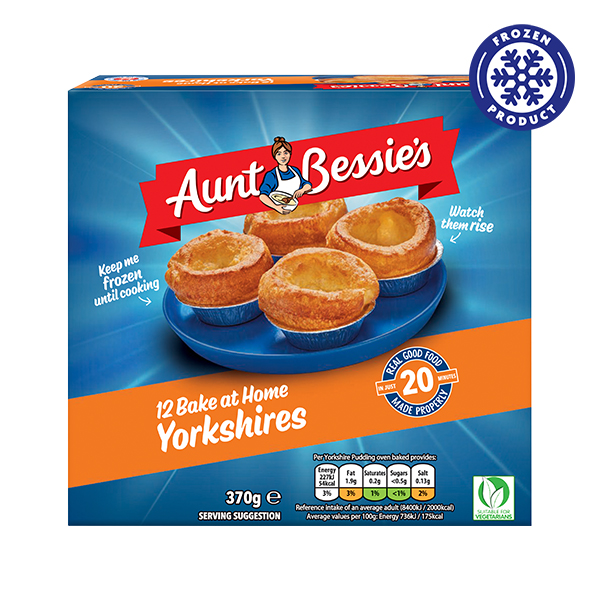 Aunt Bessies 12 Home Bake Yorkshire Puddings 370g