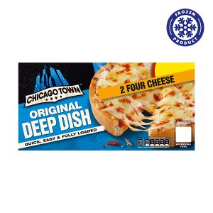 Chicago Town 2 Deep Dish Four Cheese Pizzas 310g