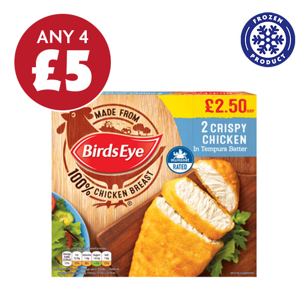 Birds Eye 2 Crispy Chicken 170g 