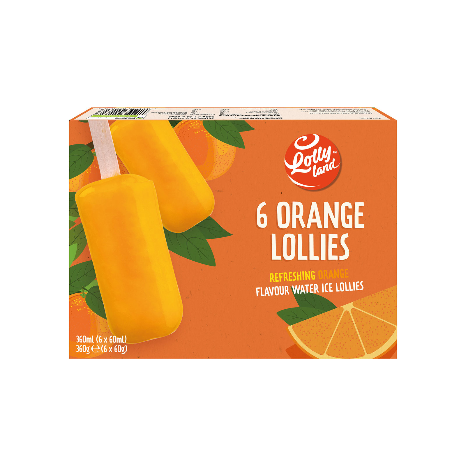 Lollyland Orange Lollies 6×60ml