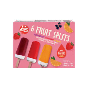Lollyland 6 Fruit Splits 6×65ml