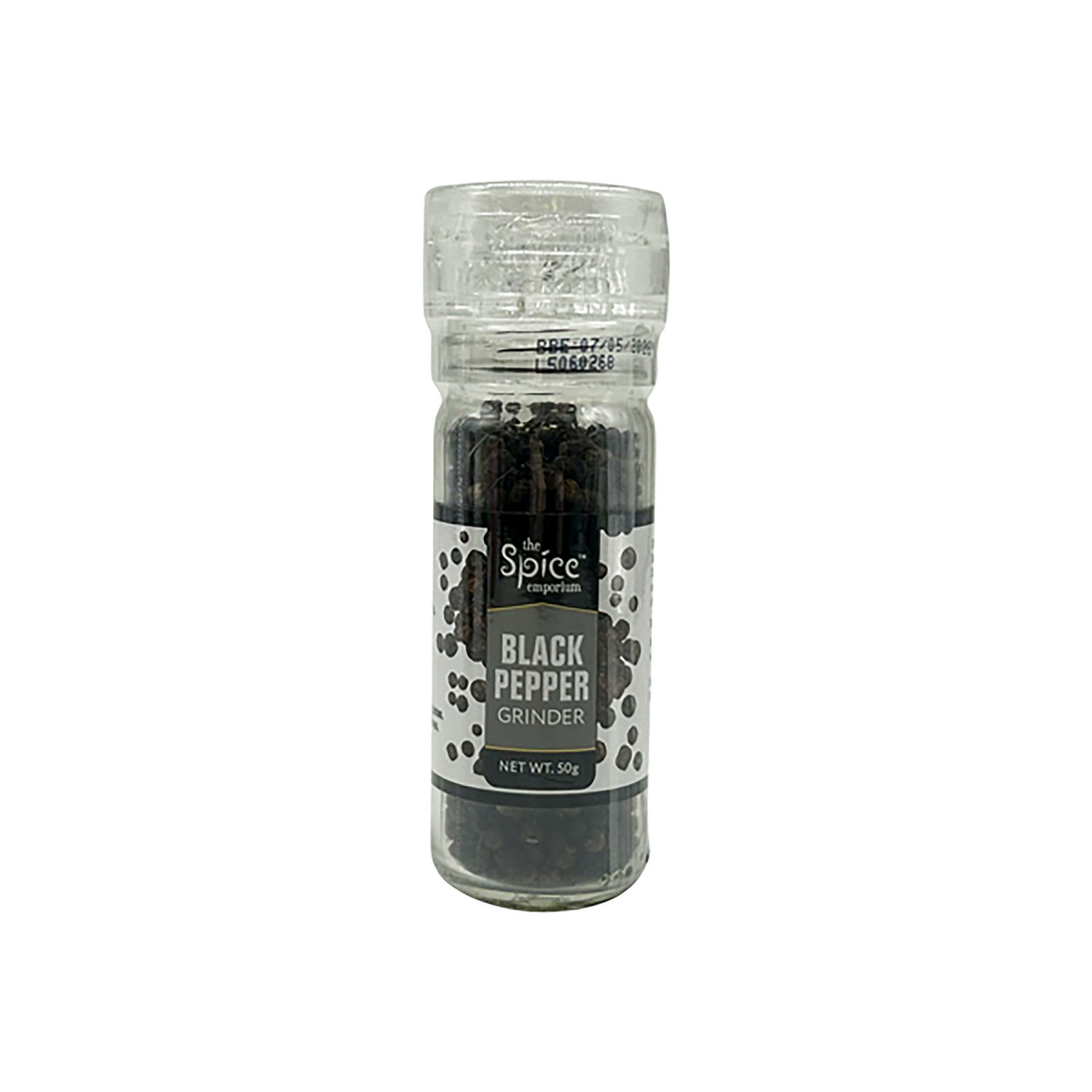 Whole Black Peppercorns Grinder 50g