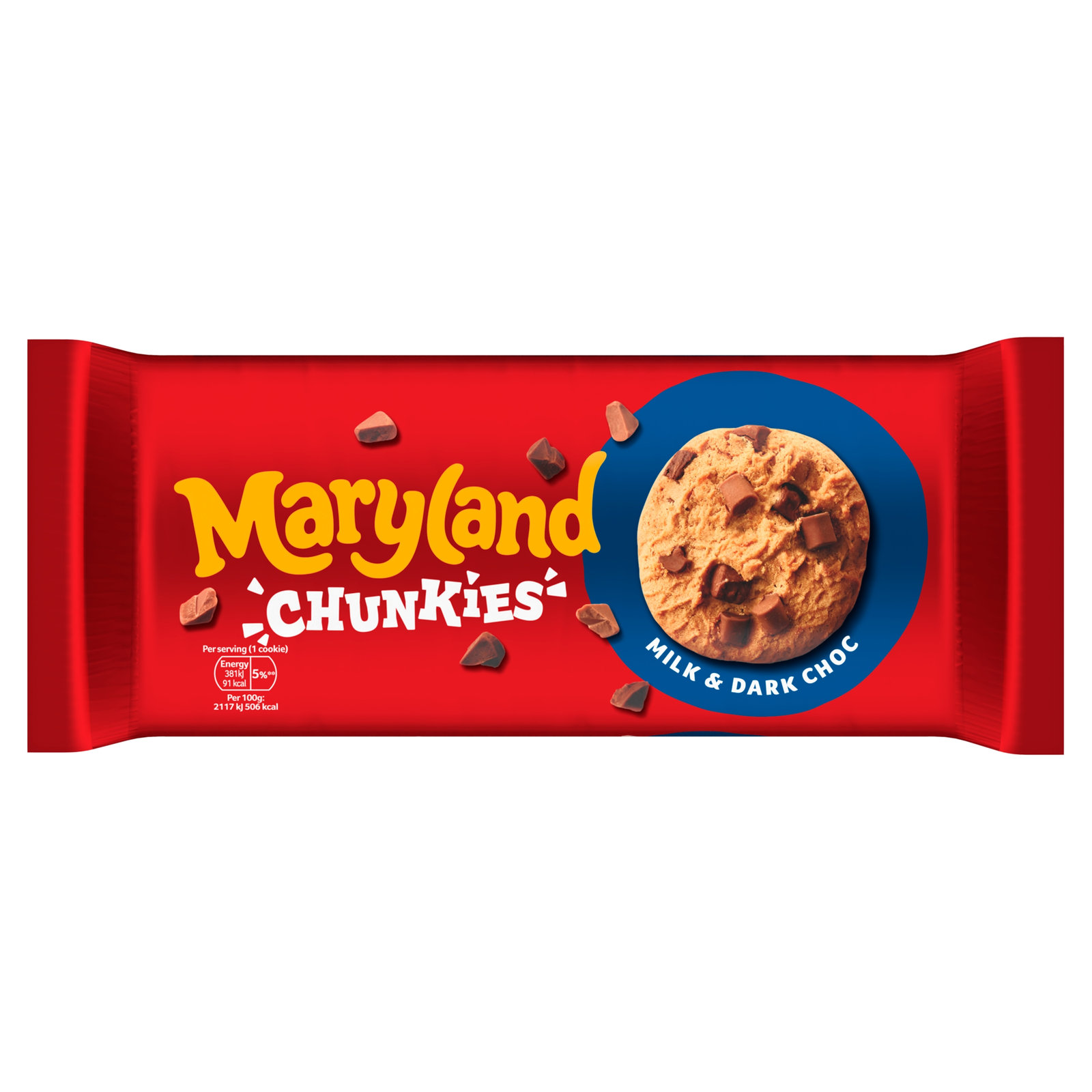 Maryland Big & Chunky White Chocolate Brownie Cookies 144g