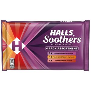 Halls Soothers Variety 4×45g