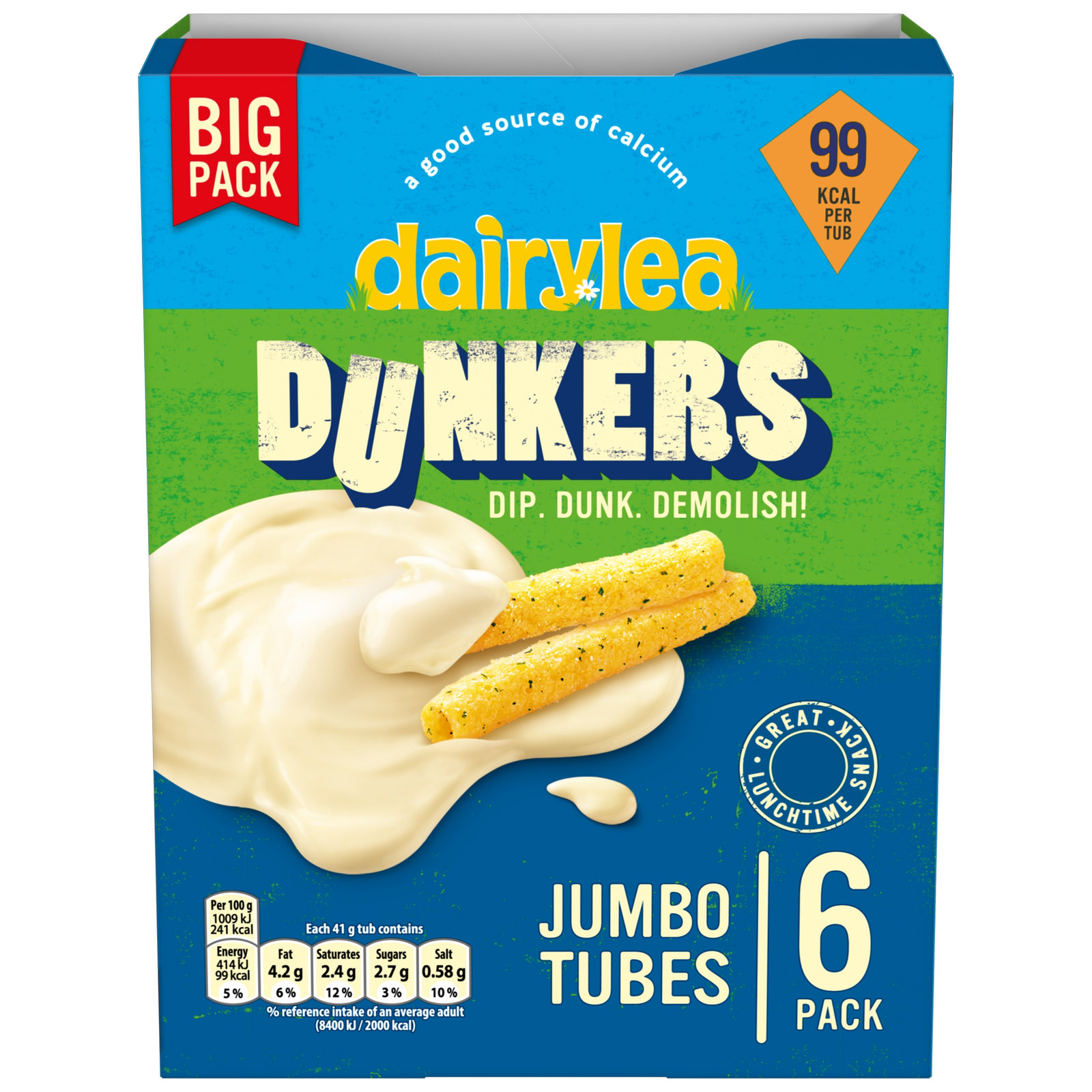 Dairylea Dunkers Jumbo 6pk