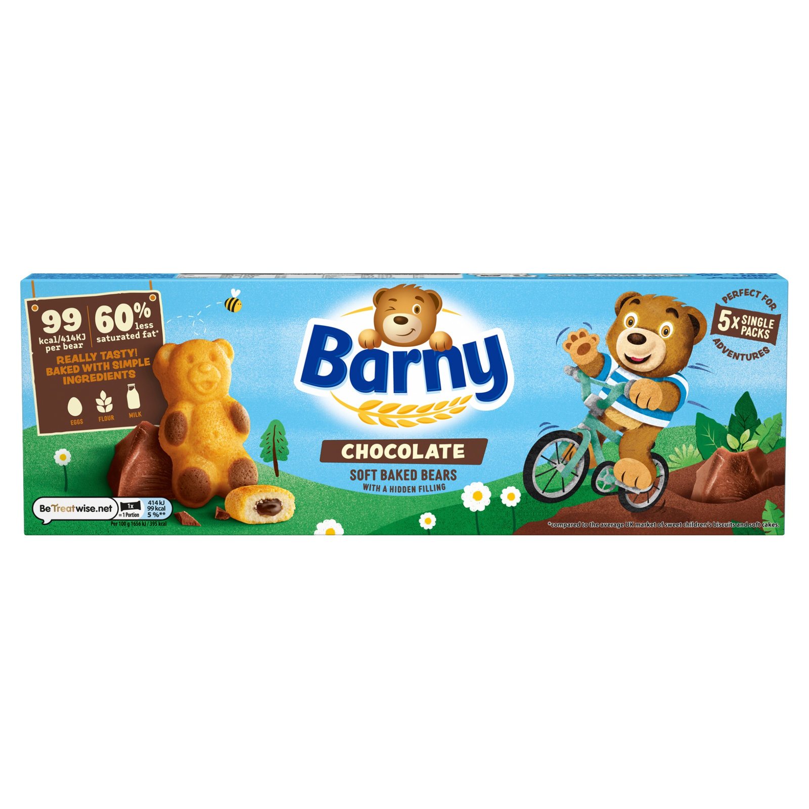Barny Chocolate 5pk 125g