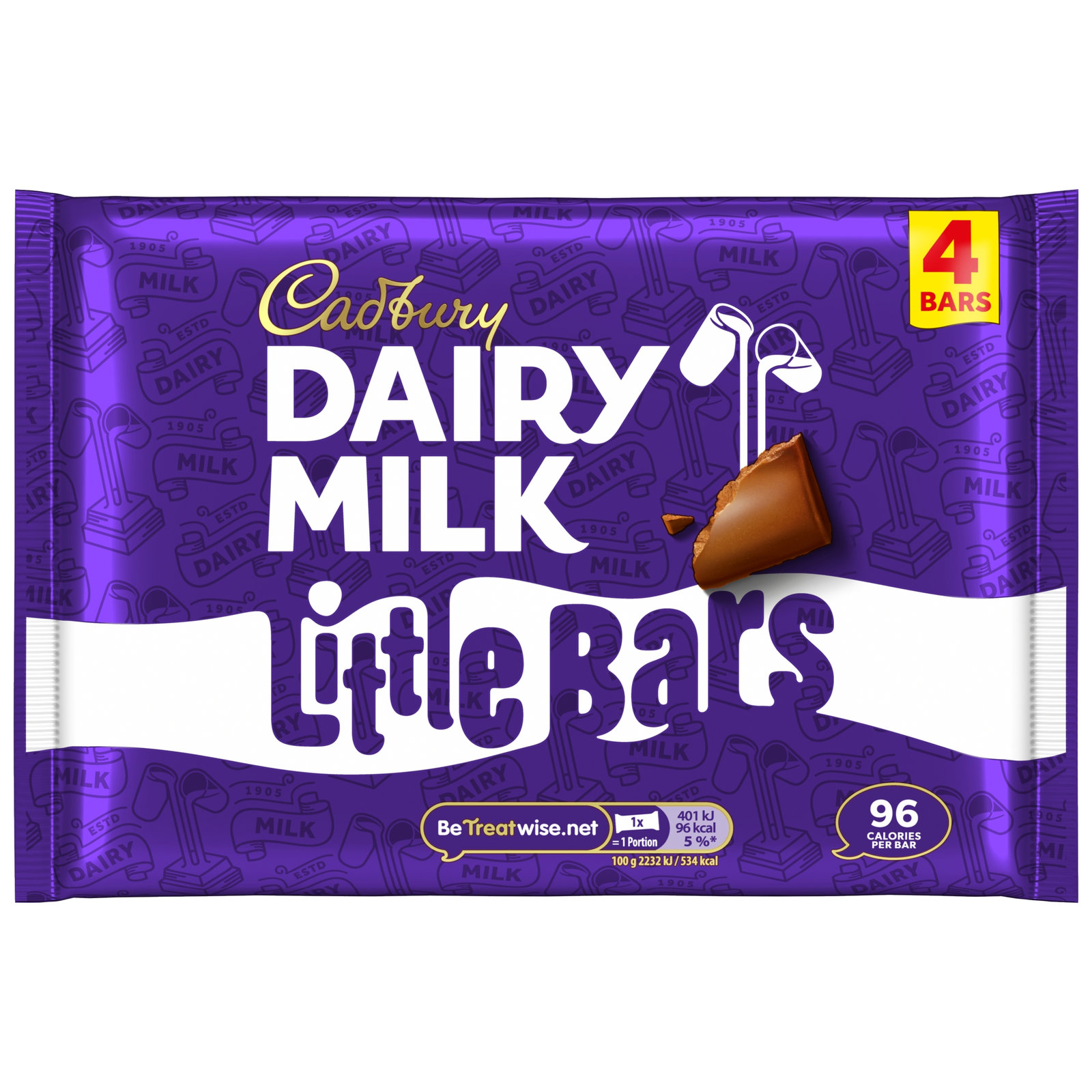 Cadbury Dairy Milk Little Bars 4×18g