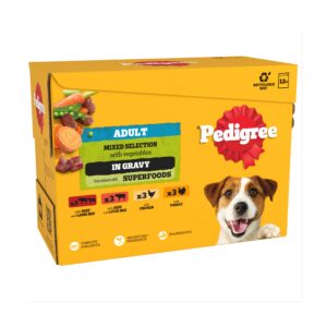 Pedigree Dog Pouches in Gravy 12×100g