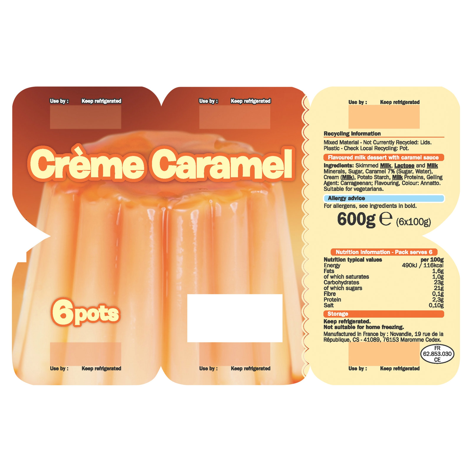 Creme Caramel 6×100g
