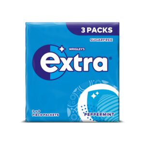 Wrigleys Extra Peppermint Sugar Free 3pk