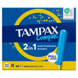 Tampax Compak 2-in-1 Regular 22pk