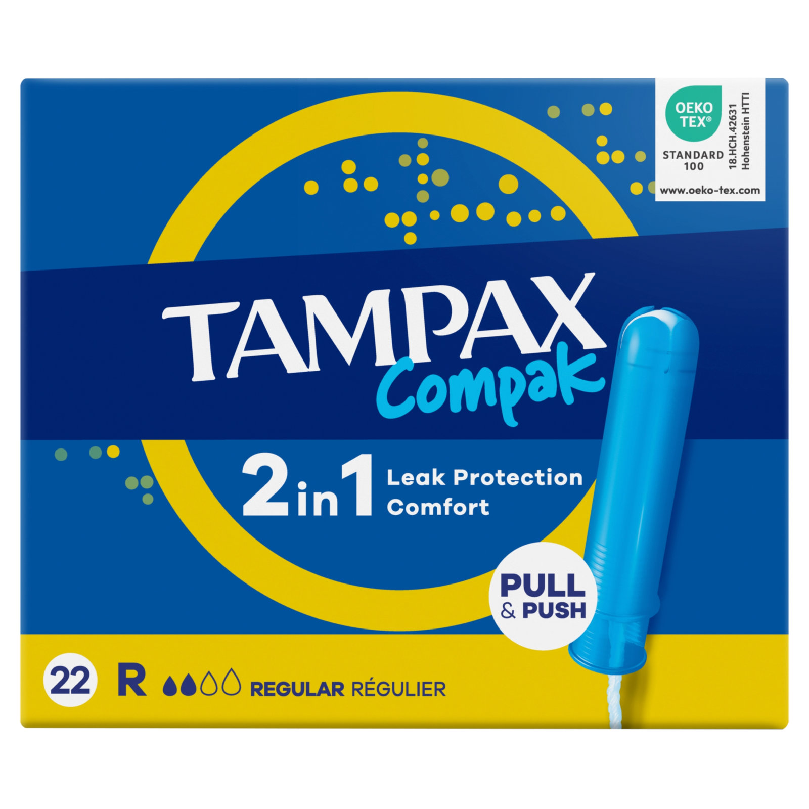 Tampax Compak 2-in-1 Regular 22pk