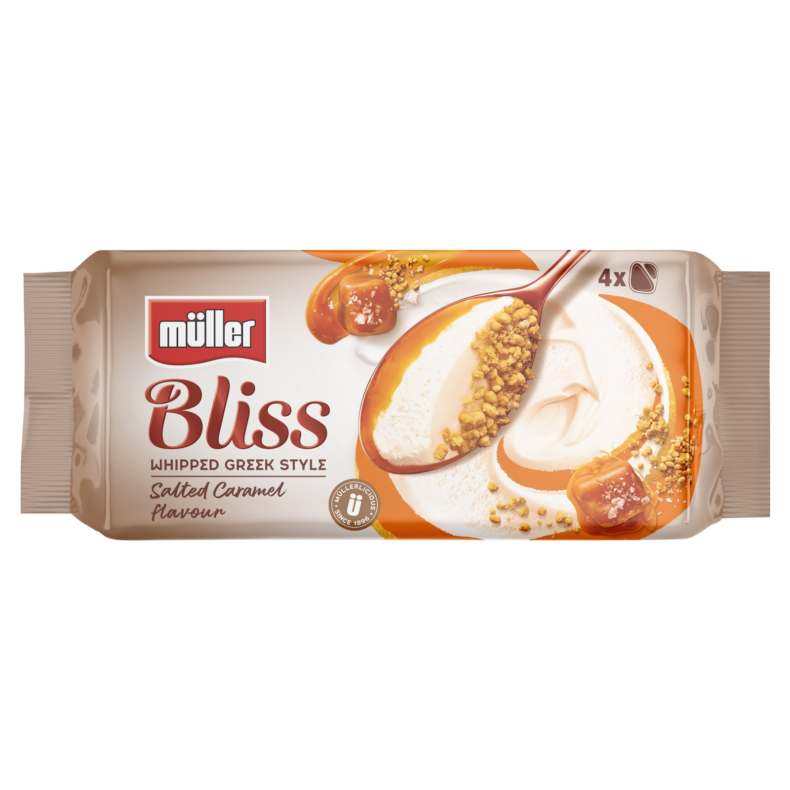 Muller Bliss Corner Salted Caramel Cheesecake Inspired 4×100g