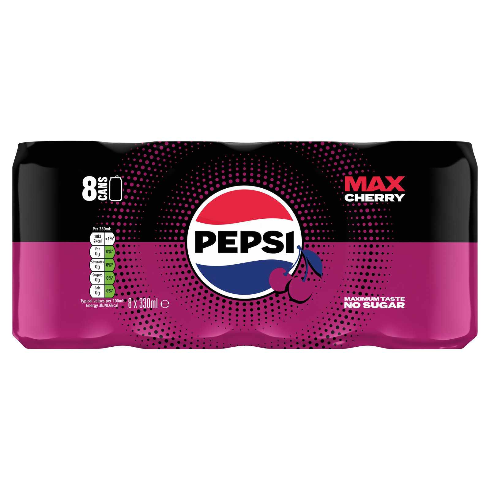 Pepsi Max Cherry 8×330ml