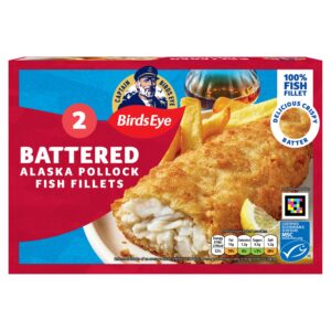 Birds Eye 2 Battered Fish Fillets 200g