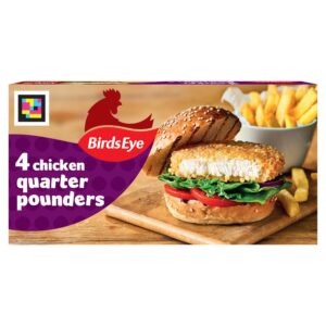 Birds Eye 4 Chicken Quarter Pounders 454g