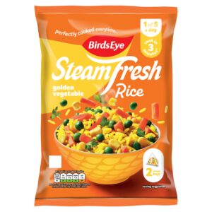 Birds Eye 2 Steamfresh Golden Vegetable Rice 380g