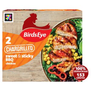 Birds Eye 2 BBQ Chicken Chargrills 174g