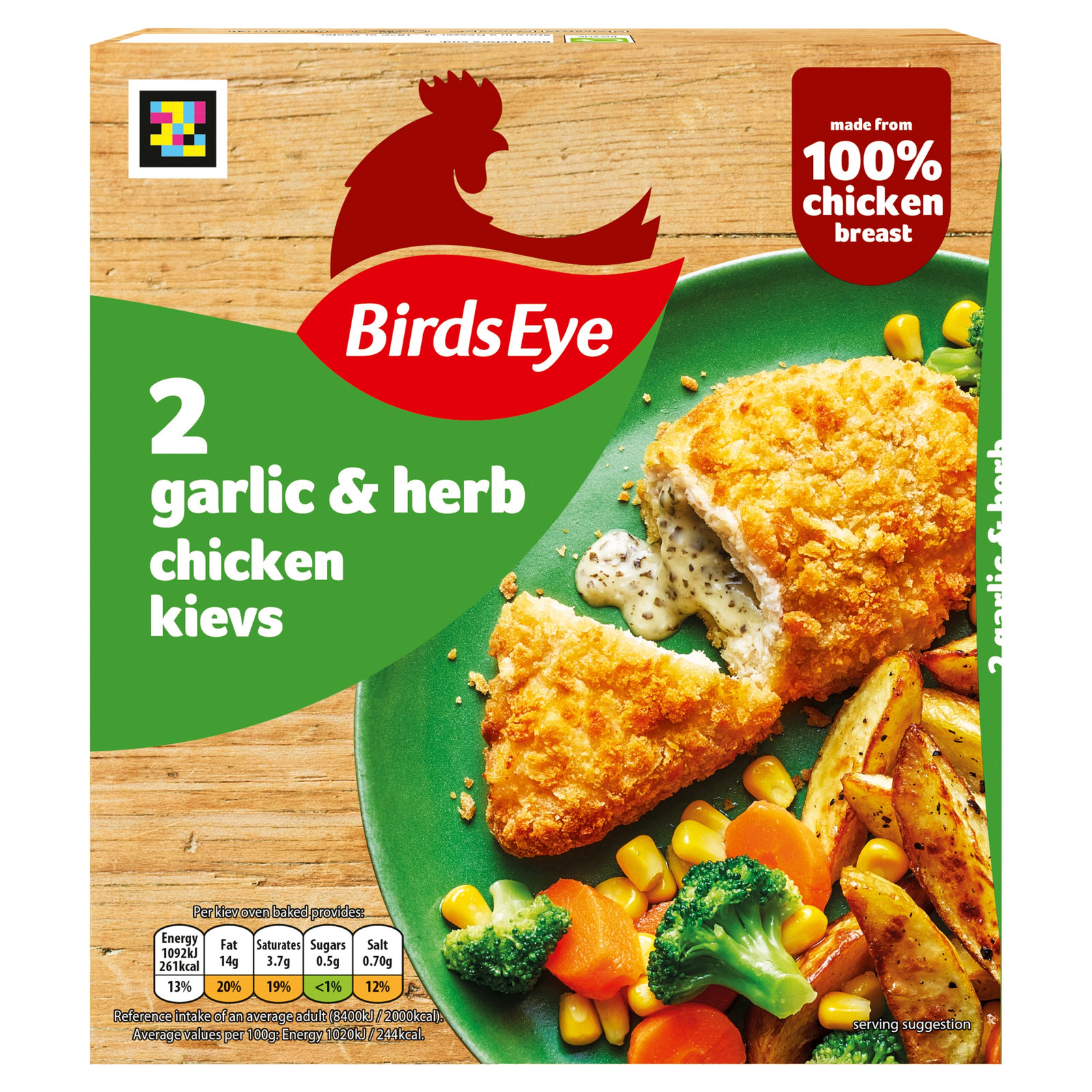 Birds Eye 2 Garlic & Herb Chicken Kievs