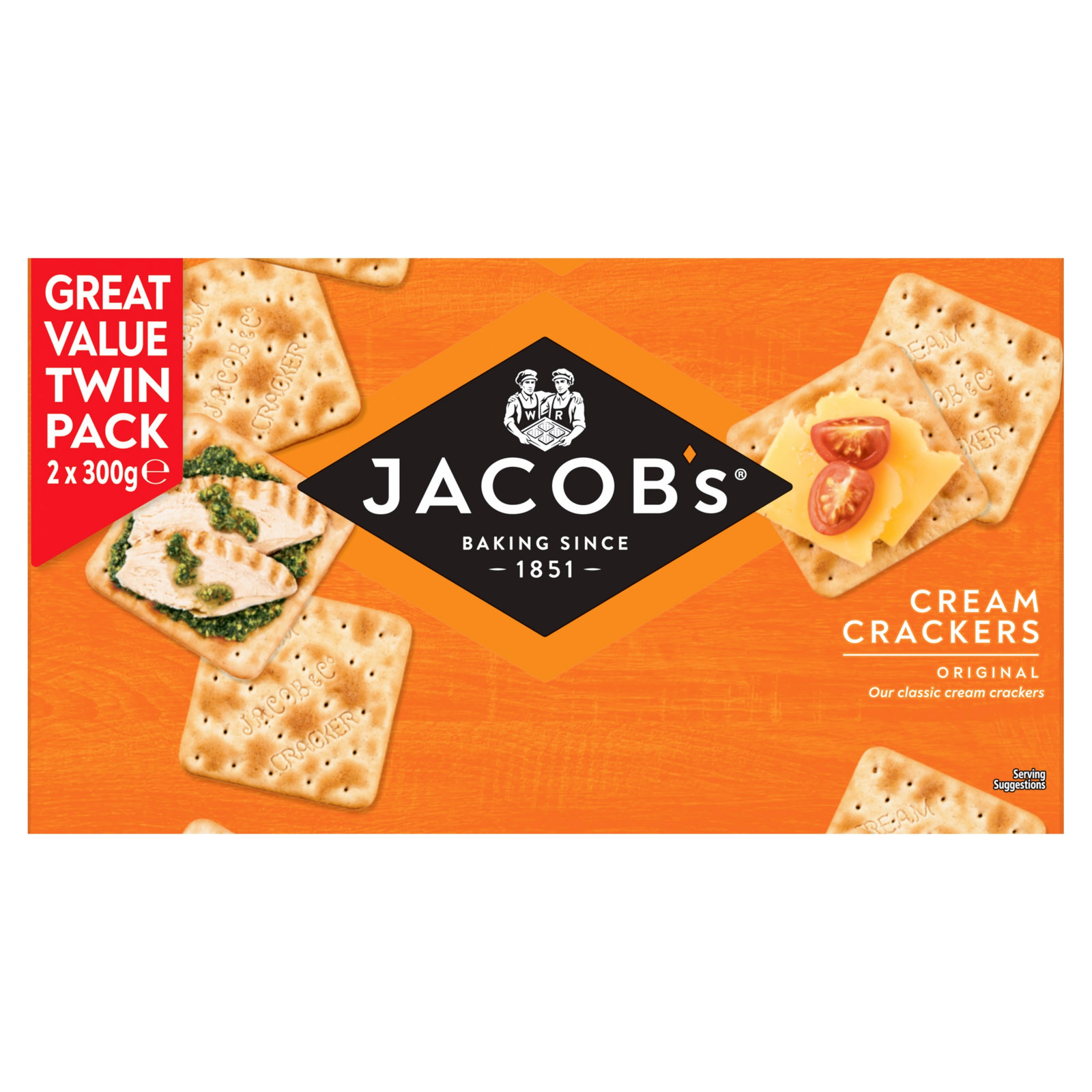 Jacob's Cream Cracker Twin Pack 2×300g