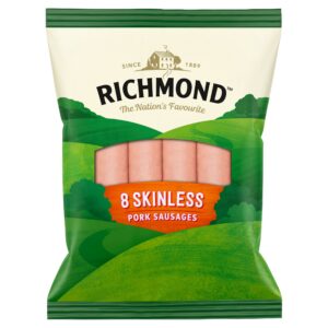 Richmond 8 Skinless Sausages 213g