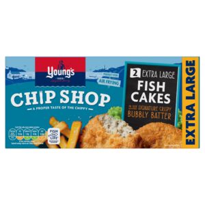 Young’s Chip Shop 2 Extra Large Fish Cakes 210g