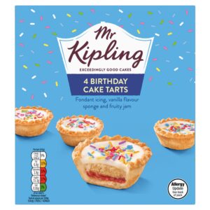 Mr Kipling Birthday Cake Tarts 4pk