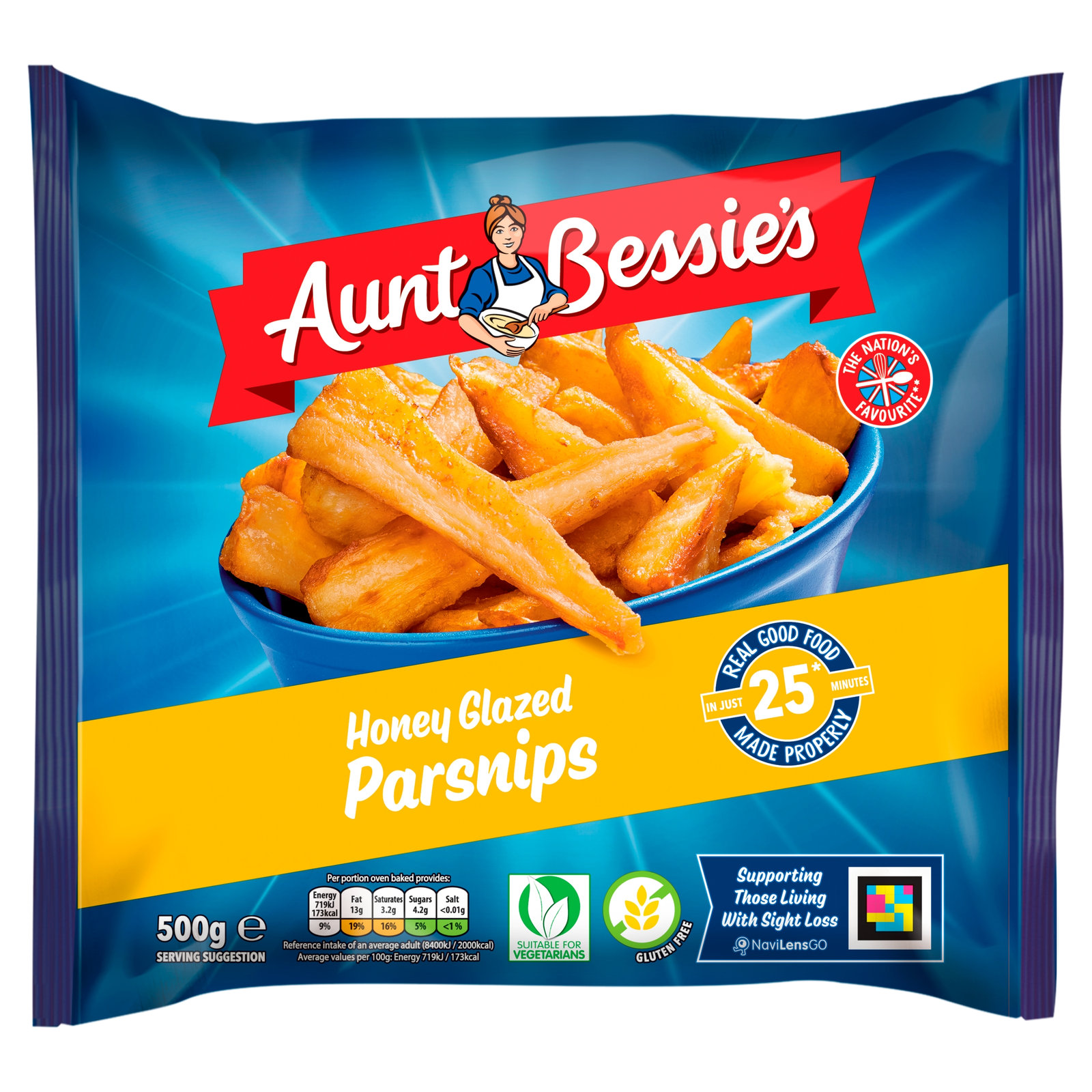 Aunt Bessie's Parsnips 500g