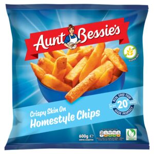 Aunt Bessie’s Crispy Skin On Homestyle Chips 600g