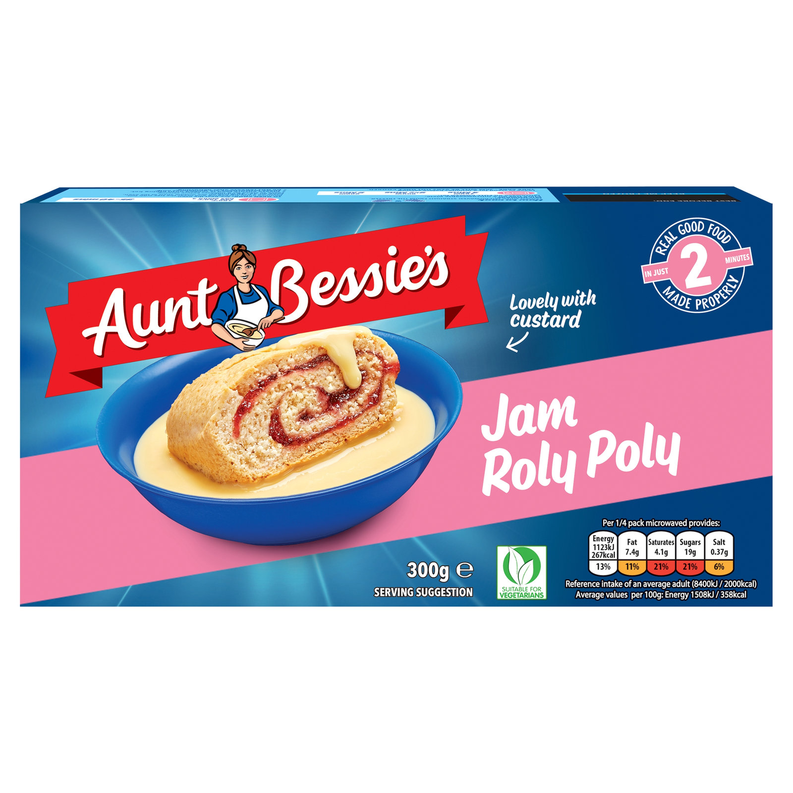 Aunt Bessie's Jam Roly Poly 300g