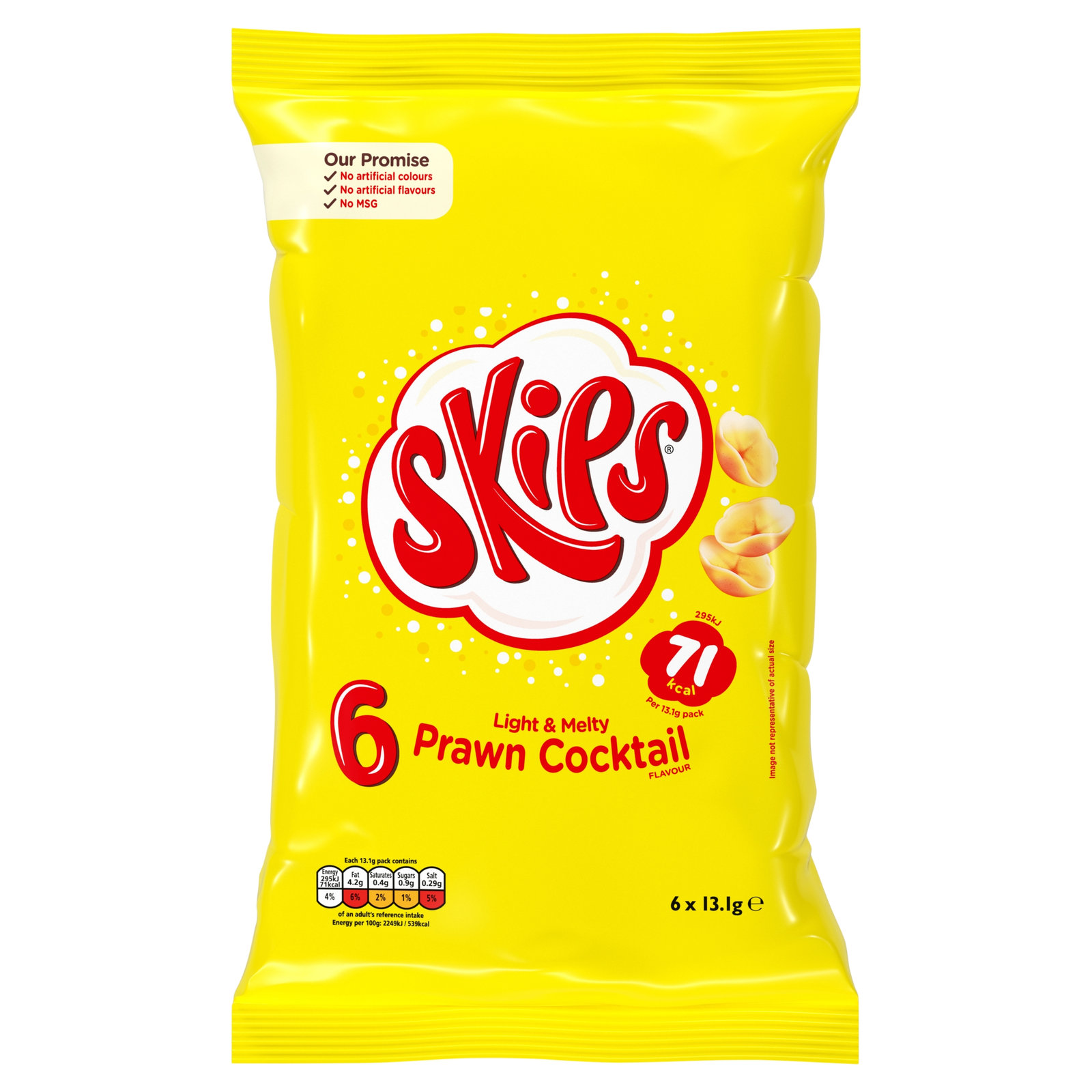 Skips Prawn Cocktail 6 Pack