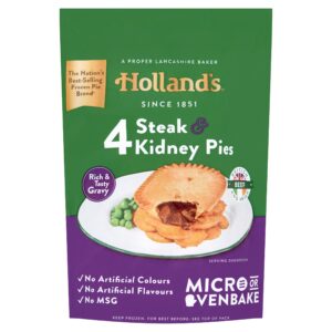 Holland’s Steak & Kidney Pies 4pk
