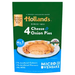 Holland’s Cheese & Onion Pies 4pk