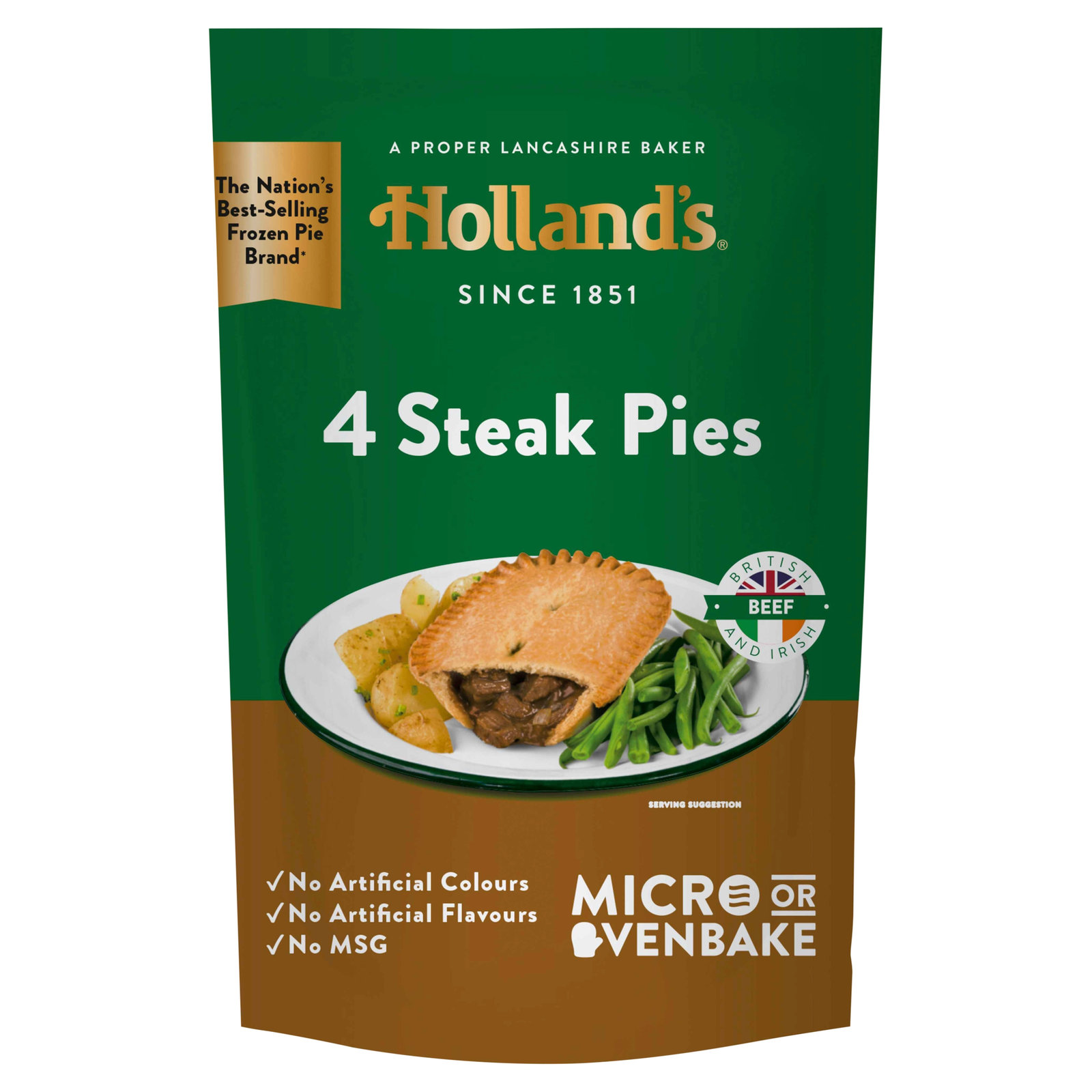Holland's Steak Pie 4pk