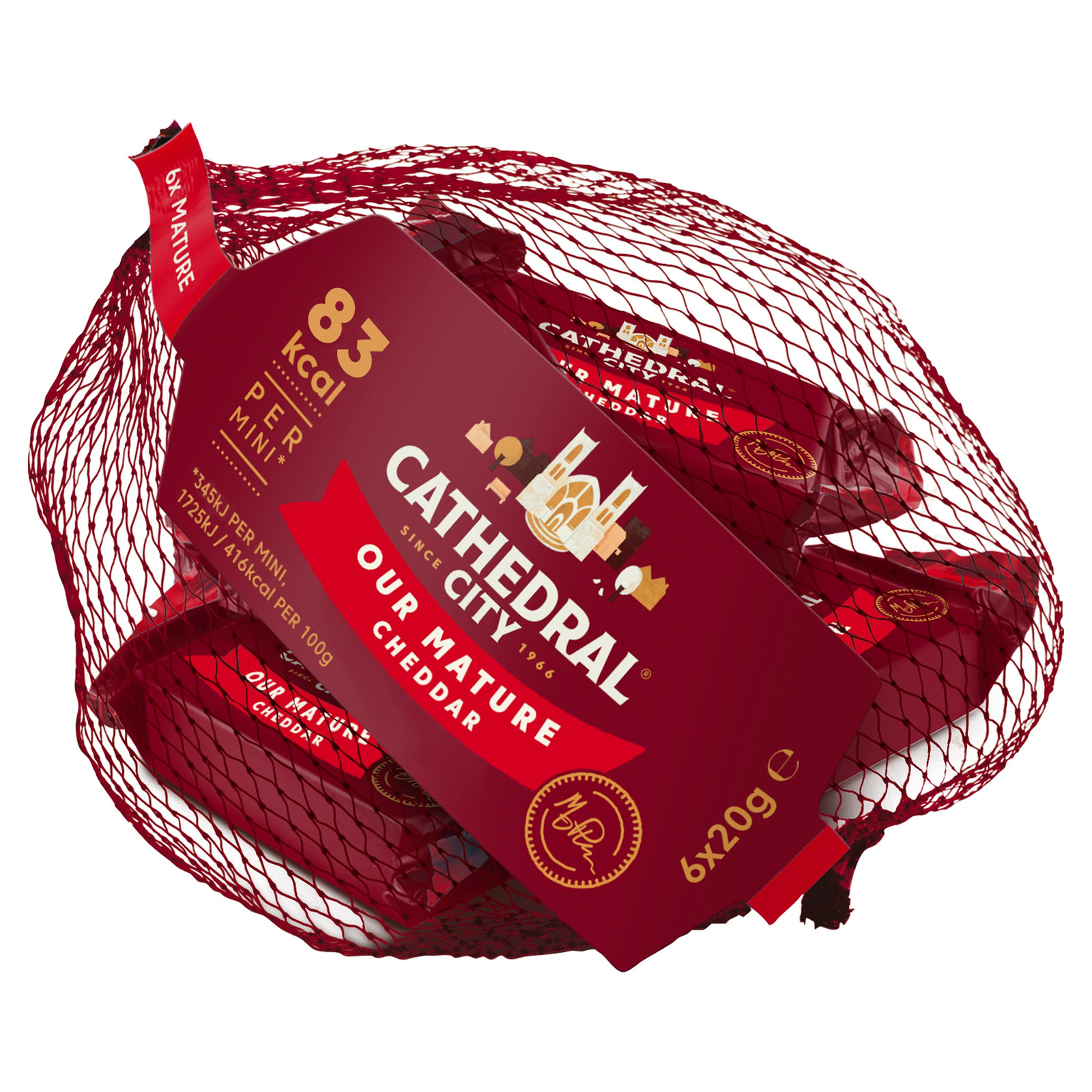 Cathedral City Minis Mature Cheddar Cheese 6x20g