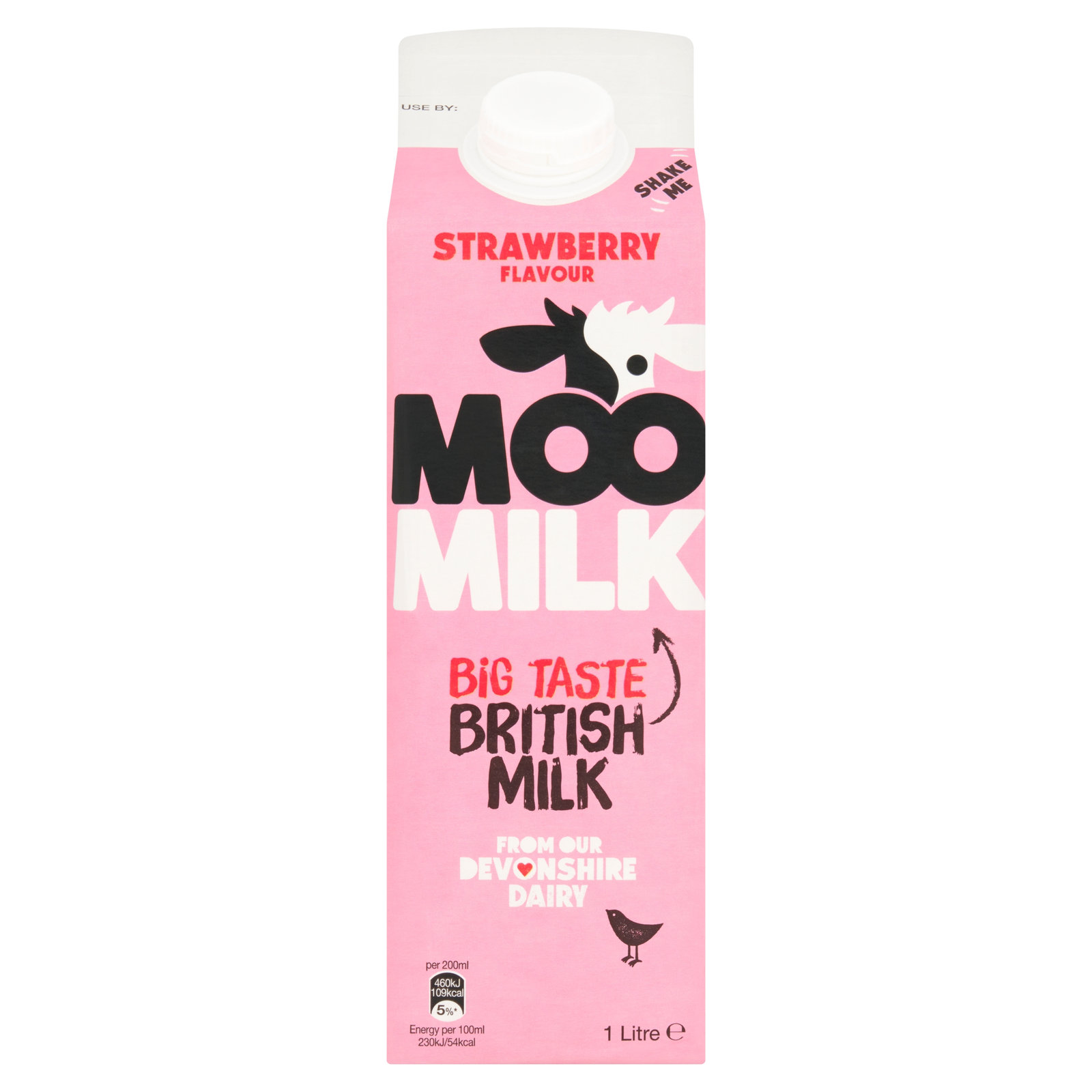 Moo Strawberry Milk 1l