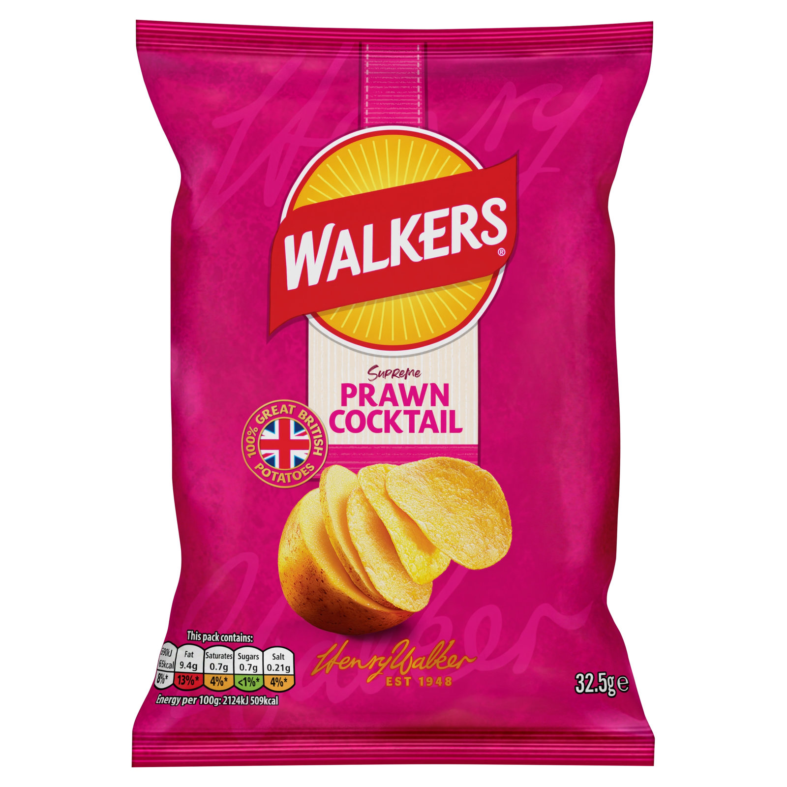 Walkers Quavers Prawn Cocktail Snacks Crisps