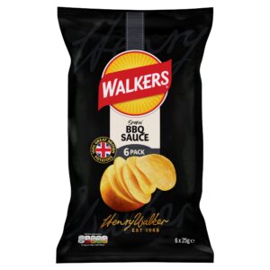 Walkers BBQ 6×25g