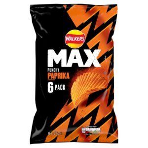 Walkers Max Paprika 6×27g