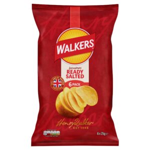 Walkers Ready Salted 6×25g