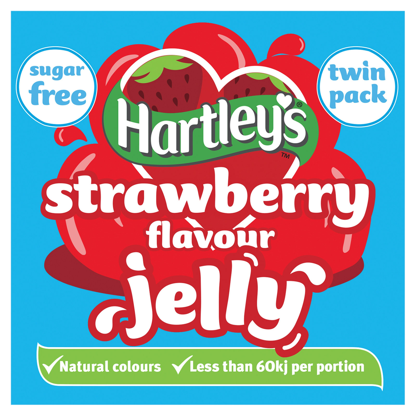 Hartley’s Sugar Free Strawberry Jelly 2×11.5g