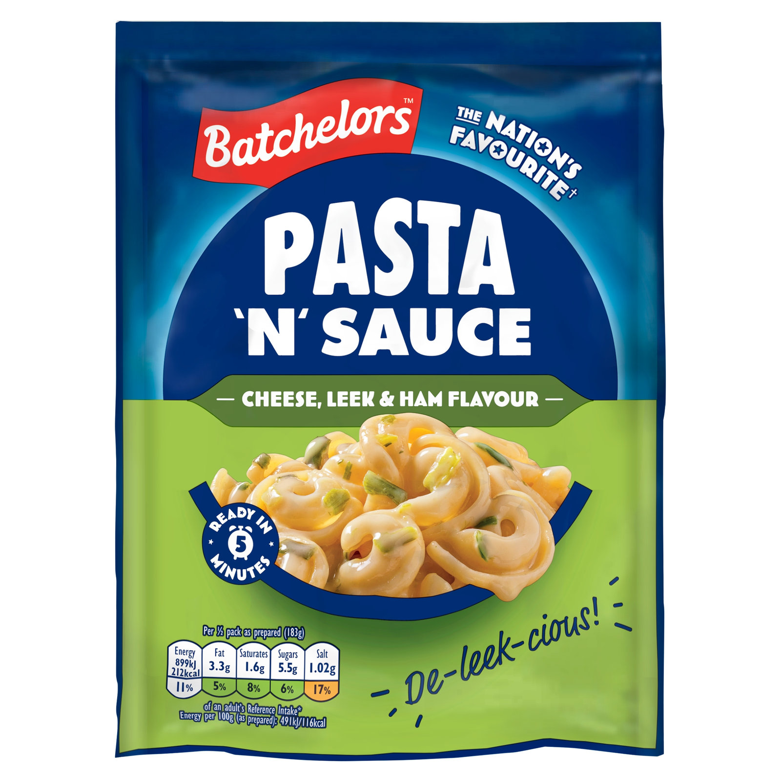 Batchelors Pasta 'N' Sauce Cheese, Leek & Ham Flavour