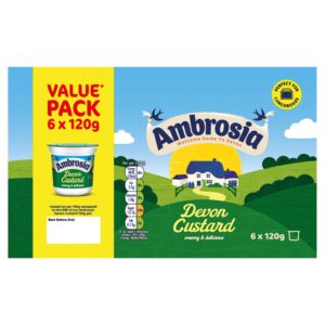 Ambrosia Custard 6×120g