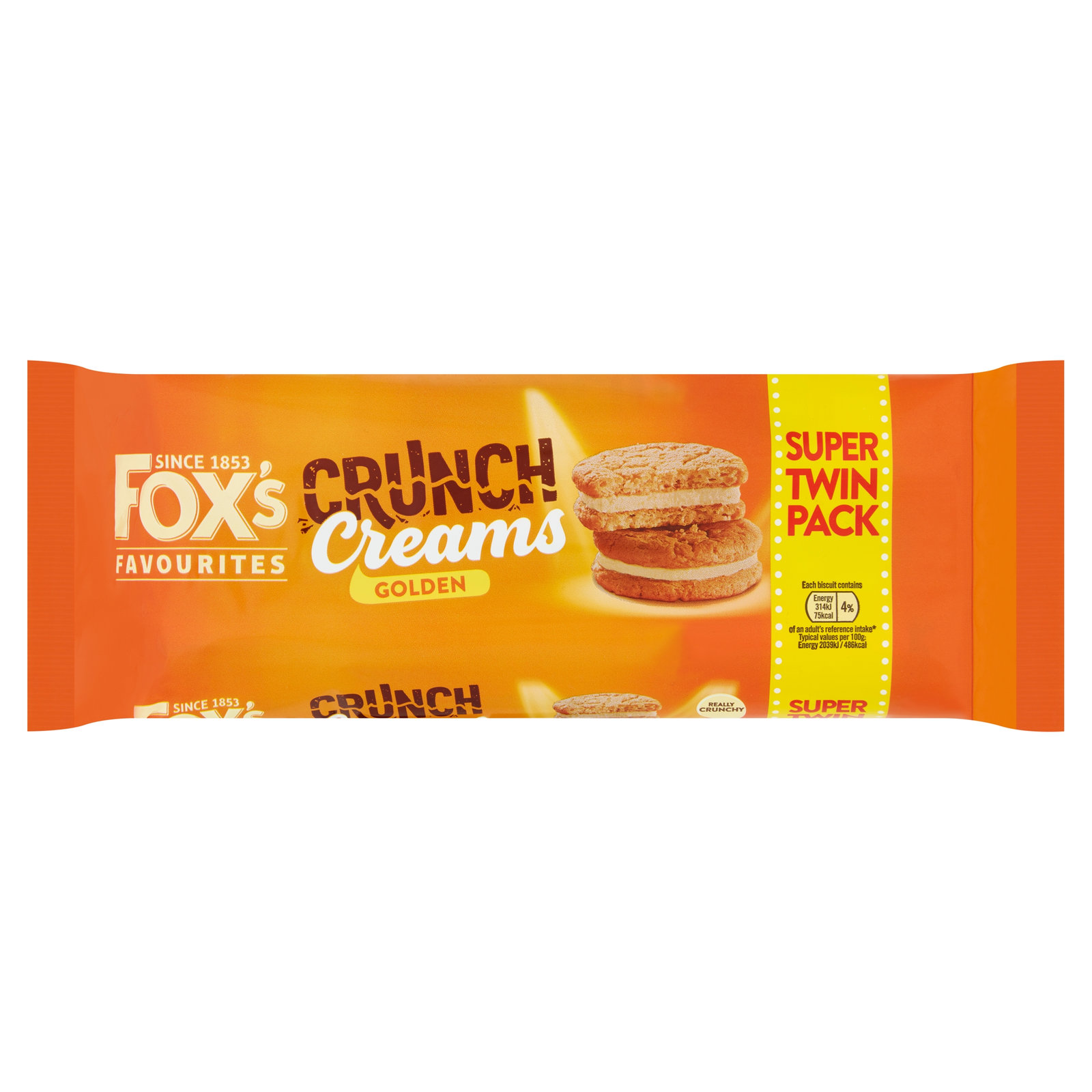 Fox's Crunch Cream Golden Crunch Twin 400g