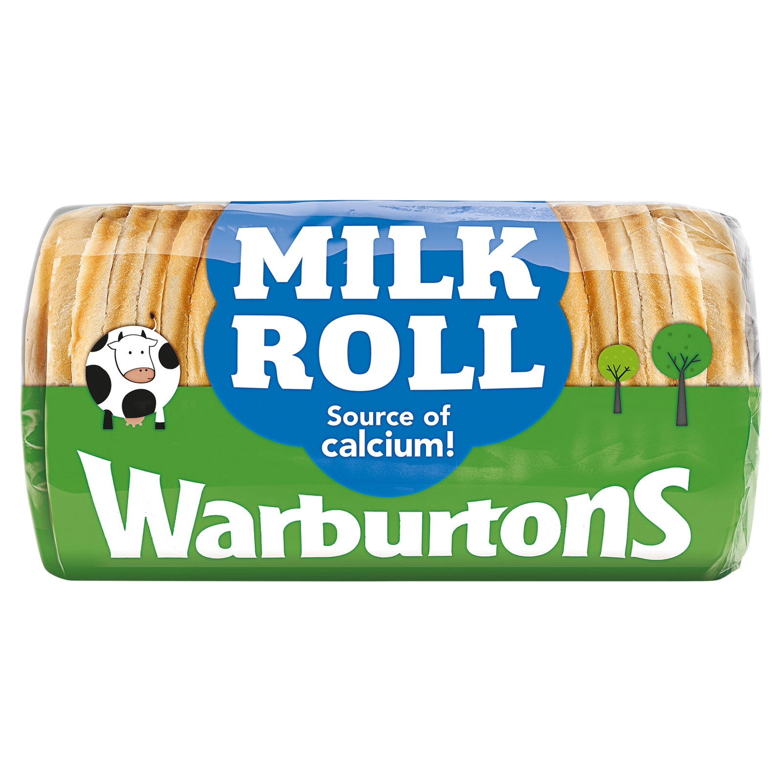 Warburtons Milk Roll 400g