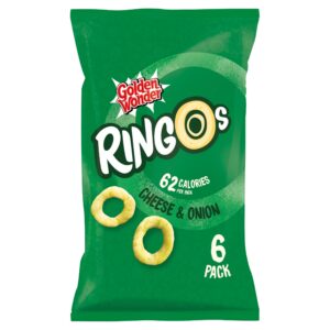 Golden Wonder Ringo`s Cheese & Onion 6pk