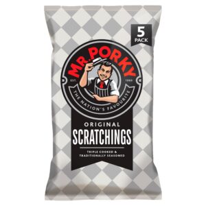 Mr Porky Original Pork Scratchings 5×16.5g