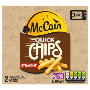 McCain Quick Chips Straight Cut 2×100g