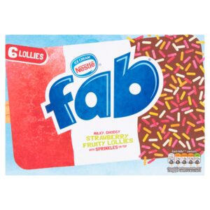 Fab Strawberry 6×58ml